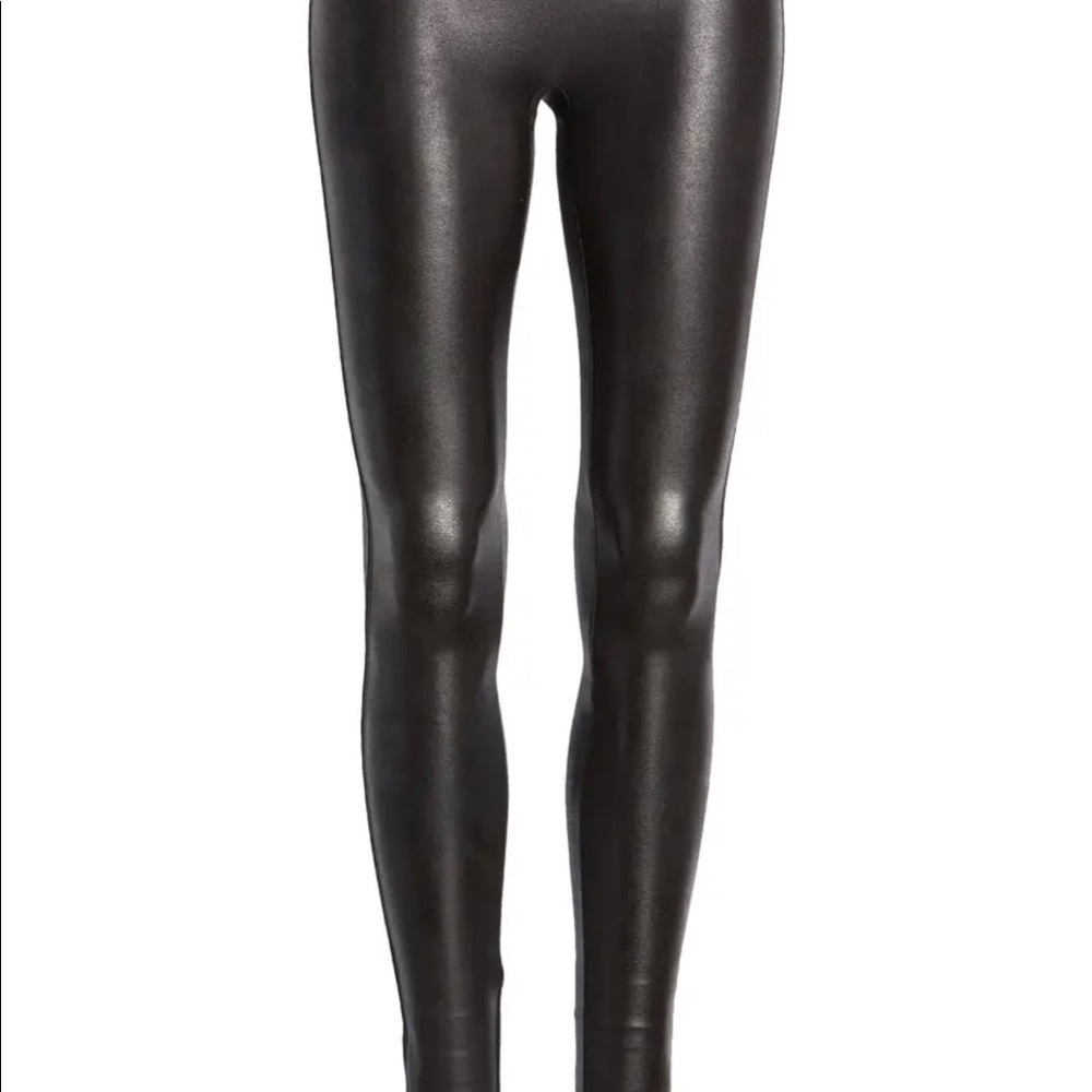 Spanx Faux Leather Leggings petite large